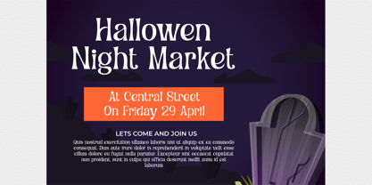 Misterical Buildings Font Poster 4