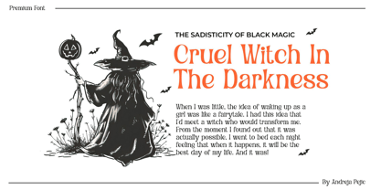 Misterical Buildings Font Poster 3