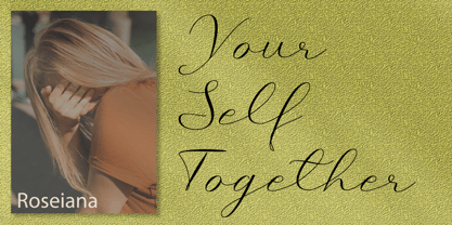 Self Confident Font Poster 3