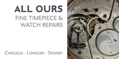 Goudy Lining Gothic Font Poster 5