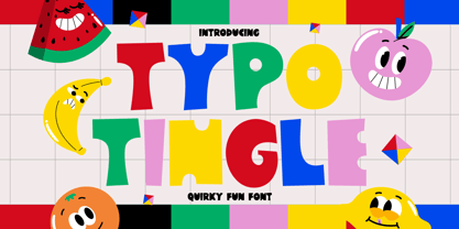Typo Tingle Font Poster 1