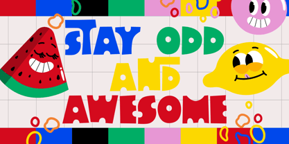 Typo Tingle Font Poster 2