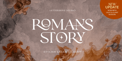 Romans Story Font Poster 1