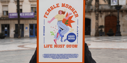 Berlin Mogras Font Poster 4