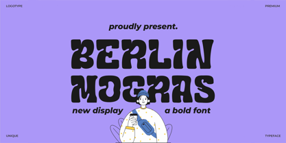 Berlin Mogras Font Poster 1