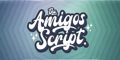 Amigos Script Font Poster 1