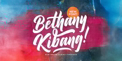 Bethany Kibang Font Poster 1