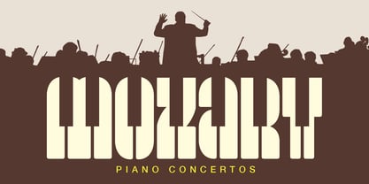 Piano Man BF Font Poster 6