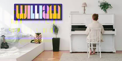 Piano Man BF Font Poster 5