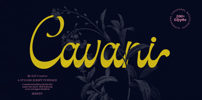 Cavani Font Poster 1