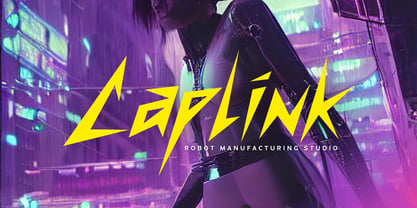 Cyber Blast Font Poster 6