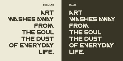 Vorome Font Poster 7