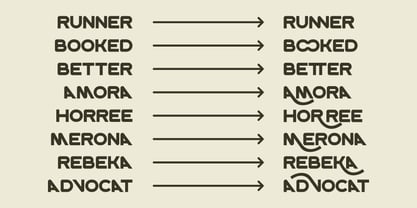 Vorome Font Poster 5