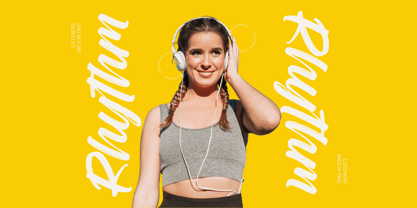 Rough Streak Font Poster 11