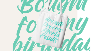 Rough Streak Font Poster 10