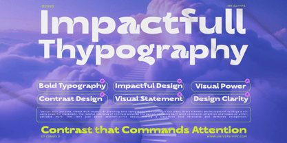 UT Exageld Font Poster 4