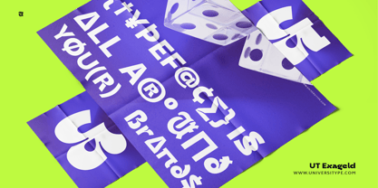 UT Exageld Font Poster 15