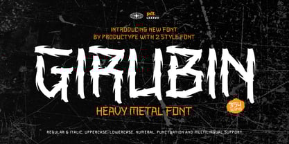 Girubin Font Poster 1