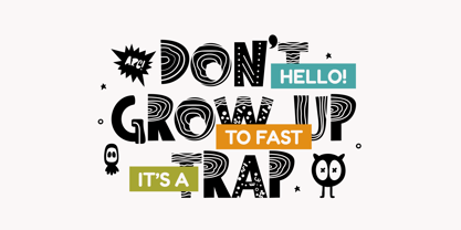 Happy Zone Font Poster 3