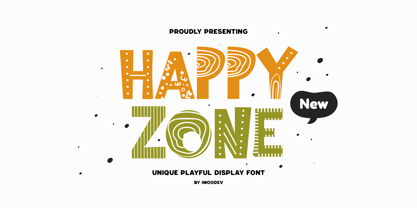 Happy Zone Font Poster 1