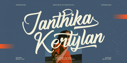 Janthika Kertylan Font Poster 1
