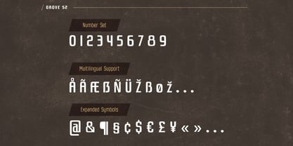Grove 52 Font Poster 10