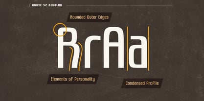 Grove 52 Font Poster 4