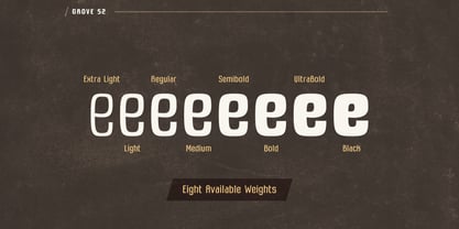 Grove 52 Font Poster 8