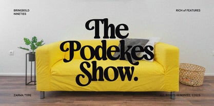 Bringbold Nineties Font Poster 2