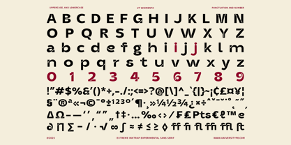 UT Wismenta Font Poster 10