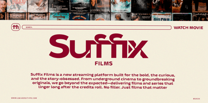 UT Wismenta Font Poster 4