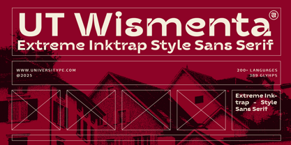 UT Wismenta Font Poster 1