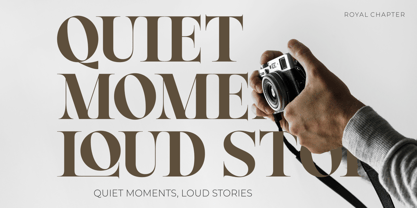 Royal Chapter Font Poster 3