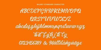 Balney Font Poster 5