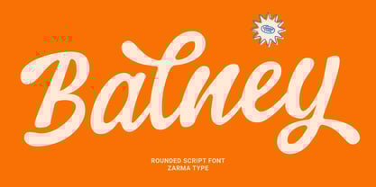 Balney Font Poster 1