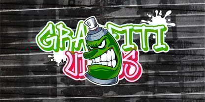 Monovibe Graffiti Font Poster 2