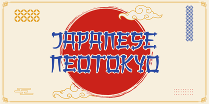 Japanese Neotokyo Font Poster 1