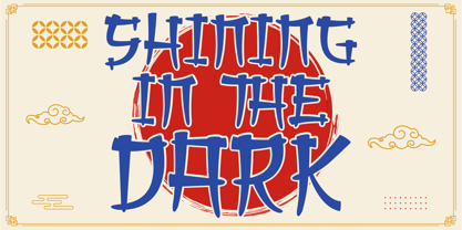 Japanese Neotokyo Font Poster 2