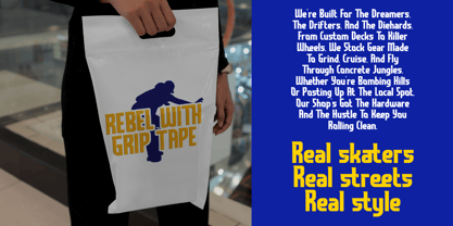 Grind Sport Font Poster 4