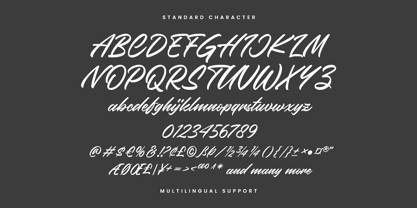 Rainylock Font Poster 10