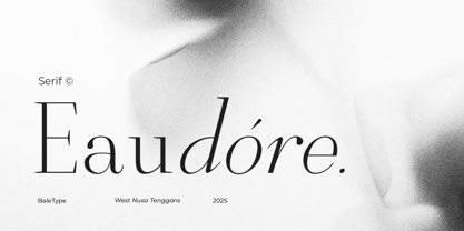 Eaudore Font Poster 1