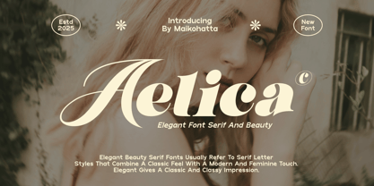 Aelica Font Poster 1