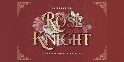 Rose Knight Font Poster 1
