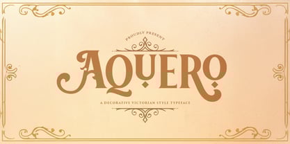 Aquero Font Poster 1