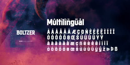 Boltzer Font Poster 7