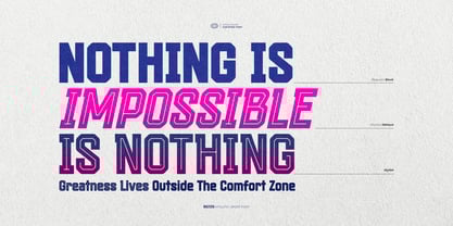 Boltzer Font Poster 2