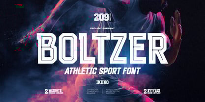 Boltzer Font Poster 1