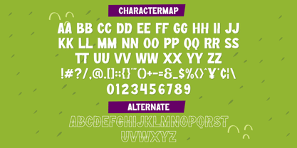 Donuts Matcha Font Poster 5