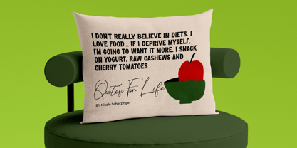 Donuts Matcha Font Poster 4