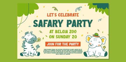 Donuts Matcha Font Poster 3